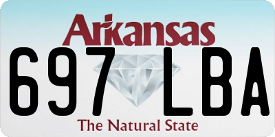 AR license plate 697LBA