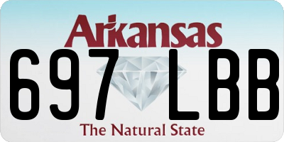 AR license plate 697LBB