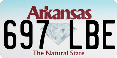 AR license plate 697LBE