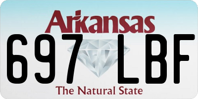 AR license plate 697LBF