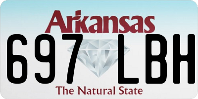 AR license plate 697LBH