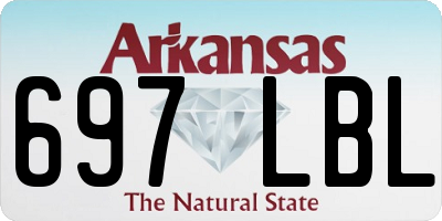 AR license plate 697LBL