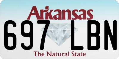 AR license plate 697LBN