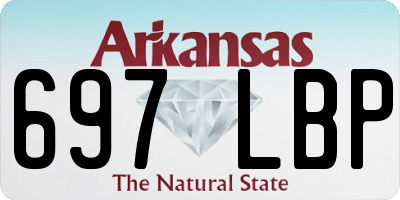 AR license plate 697LBP