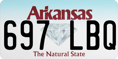 AR license plate 697LBQ