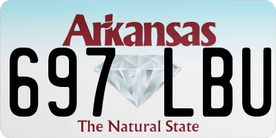 AR license plate 697LBU
