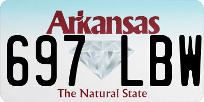 AR license plate 697LBW