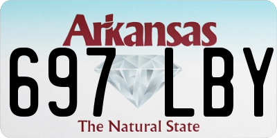 AR license plate 697LBY