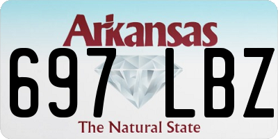 AR license plate 697LBZ