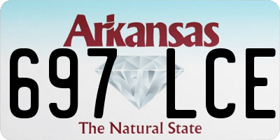 AR license plate 697LCE