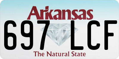 AR license plate 697LCF