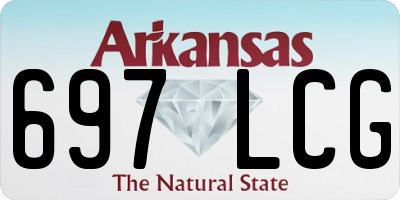 AR license plate 697LCG