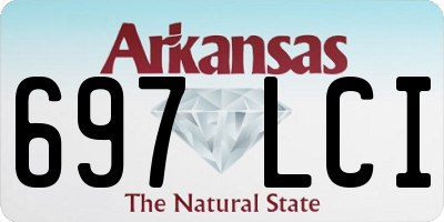 AR license plate 697LCI