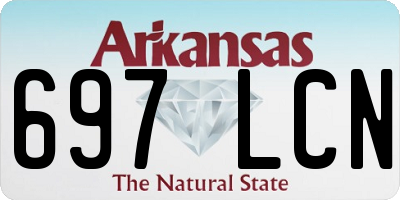 AR license plate 697LCN