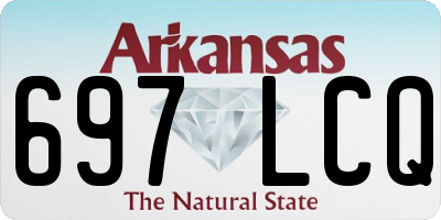 AR license plate 697LCQ