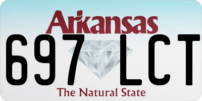 AR license plate 697LCT