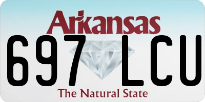 AR license plate 697LCU