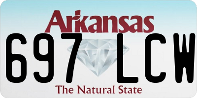 AR license plate 697LCW