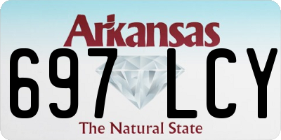 AR license plate 697LCY