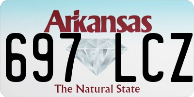 AR license plate 697LCZ