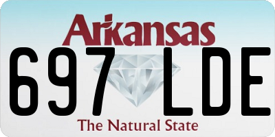 AR license plate 697LDE