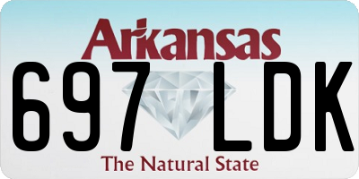 AR license plate 697LDK