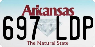 AR license plate 697LDP