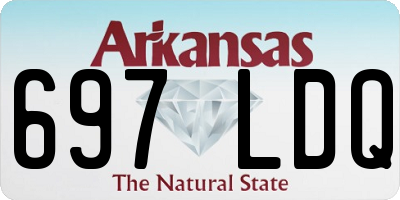 AR license plate 697LDQ