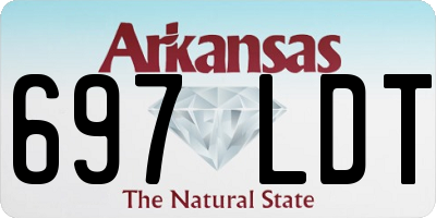AR license plate 697LDT