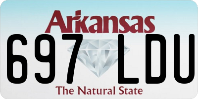 AR license plate 697LDU