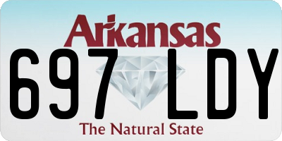 AR license plate 697LDY