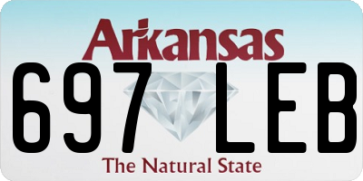 AR license plate 697LEB