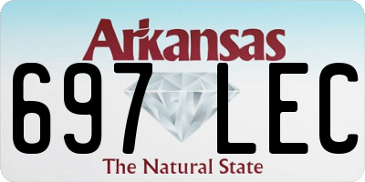 AR license plate 697LEC