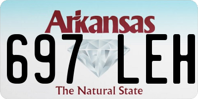AR license plate 697LEH