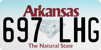 AR license plate 697LHG