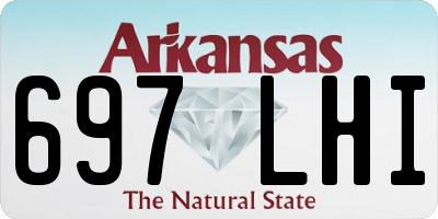 AR license plate 697LHI