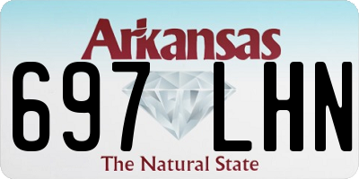 AR license plate 697LHN