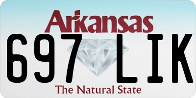 AR license plate 697LIK