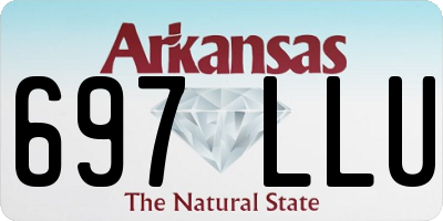 AR license plate 697LLU