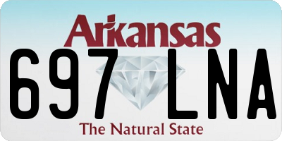 AR license plate 697LNA