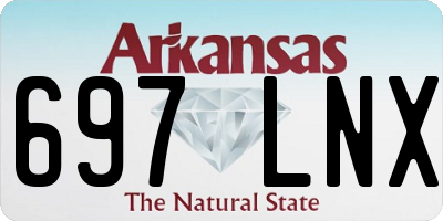 AR license plate 697LNX