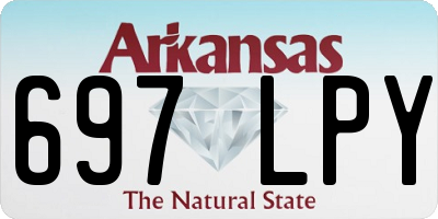AR license plate 697LPY