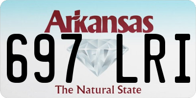 AR license plate 697LRI