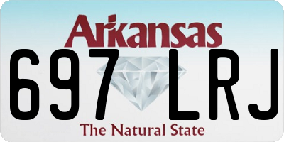 AR license plate 697LRJ