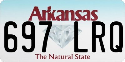 AR license plate 697LRQ
