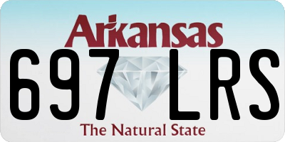 AR license plate 697LRS
