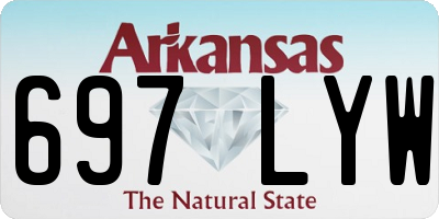 AR license plate 697LYW