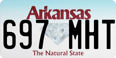 AR license plate 697MHT