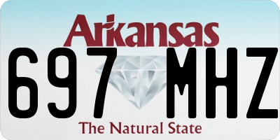 AR license plate 697MHZ
