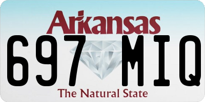 AR license plate 697MIQ